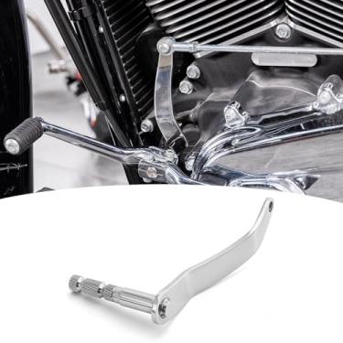 Imagem de Wsays Braço de câmbio estendido compatível com Harley Softail Street Bob FXBB Fat Boy FLFB/S Heritage Classic FLHC/S Breakout 2018-2025 com estribos, cromado