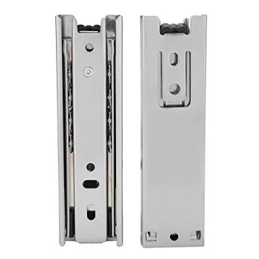 Imagem de 5 x 12,7 cm mini corredores de gaveta curtos, trilho guia de móveis premium extensão completa ferragens para armário de cozinha para operação suave