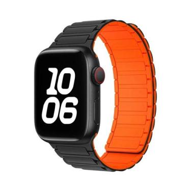 Imagem de Pulseira Magnética De Silicone De 49mm 46mm 42mm 40mm 41mm 44mm 45mm P