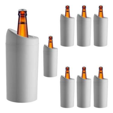 Imagem de Porta Garrafa Térmico Camisinha Para Cerveja 600ml kit 8pçs - NEOPLAS,