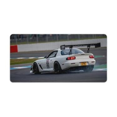 Imagem de HouLaiZhe JDM Tapete de mouse grande para jogos Rx7 Track Speed JDM Tapete de mesa de carro base de borracha antiderrapante acessórios de computador laptop suprimentos bloco de escrita para escritório