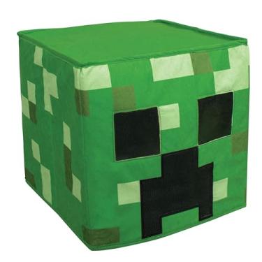 Imagem de Fantasia de cabeça de blocos de creeper, Minecraft, tamanho único