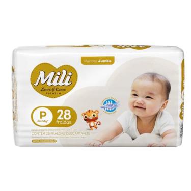 Imagem de Fralda Love & Care Jumbo P C/28 - Mili