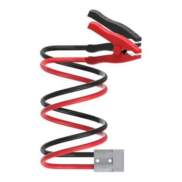 Imagem de IZTOSS Clipe jacaré de bateria 8AWG 50A 600V Anderson para Jacaré Conector Conector Conector Rápido Clipe de Bateria para Carro Motocicleta Carregamento de Bateria (3,3FT)