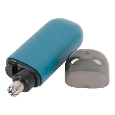 Imagem de Depilador Nasal e Auricular Recarregável, Azul, ABS e Aço Inox, Bateria Lítio 150mAh, Sistema de Lâminas Rotativas, com Cabo USB e Escova