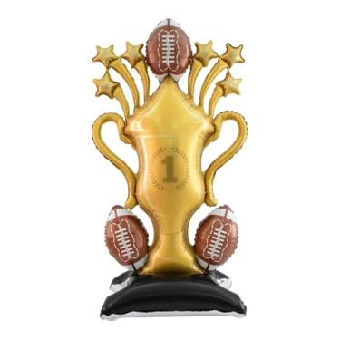 Imagem de rockible Troféu de Futebol Inflável para Festa, Balão de Rugby, Prêmios para Festas de Fim de Ano