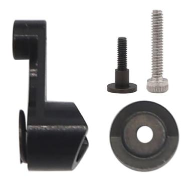 Imagem de ZEZEFUFU Braço servo de direção de liga para AXIAL SCX24 90081 AXI00001 00002 00004 1/24 RC Car