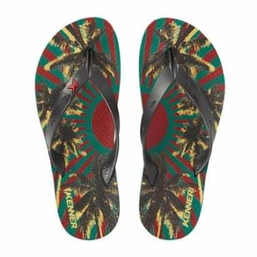 Imagem de Chinelo Kenner Summer Rastafári Reggae Horizonte Masculino-Masculino
