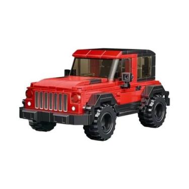 Imagem de Conjunto De Blocos De Montar De Veículo Esportivo De Corrida Série Vel