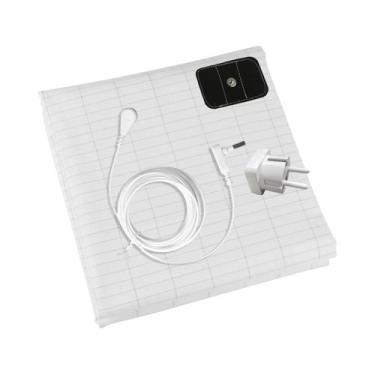 Imagem de Lençol De Cama De Algodão Orgânico Com Fibra De Prata Para Conexão À T