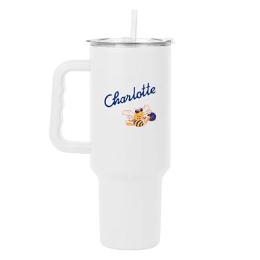 Imagem de FANMATS Copo NBA Charlotte Hornets City Edition 1,134 g com cabo de aço inoxidável – Acabamento de revestimento em pó de parede dupla durável, serve na maioria dos porta-copos - Design City Edition