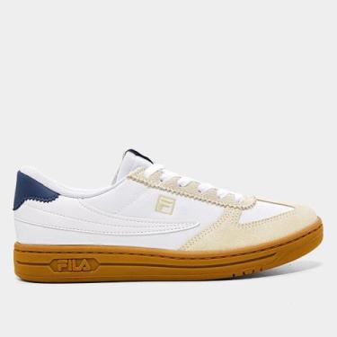 Imagem de Tênis Fila Tennis 88 T-Toe Feminino, Branco, Bege, 34