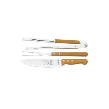 Imagem de Jogo Churrasco Dynamic Lâminas Em Aço Inox 3 Pcs - Tramontina