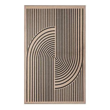 Imagem de Tangsoo Rianbow Easy Jute 2x5 Runner, marrom lavável ultra fino tapete para corredor