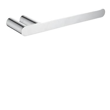 Imagem de 3FLQOOPP Anel de toalha dourado escovado montado na parede suporte de toalha redondo acessórios de armazenamento acessórios de cozinha banheiro preto fosco, cinza redondo (A8 anel de toalha)