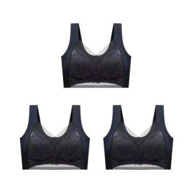 Imagem de Conjunto De Lingerie Feminina plus Size Com Sutiã Push up De Renda E D