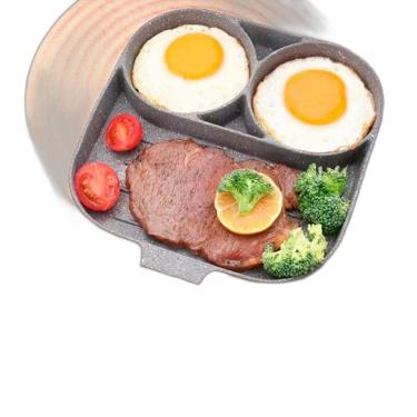 Imagem de Frigideira Antiaderente 2 Buracos Ovo Hambúrguer E Carne