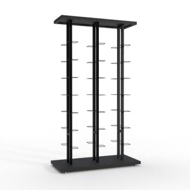 Imagem de Expositor de Calçados com 3 Colunas Duplo e 42 Suportes Aramados Screw