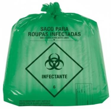 Imagem de Saco de Lixo Hospitalar Roupas Sujas Contaminadas 120l 25uni - HEALTH 