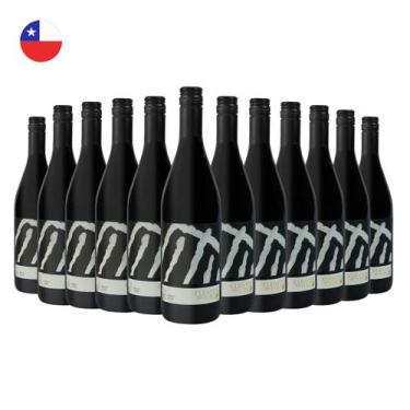 Imagem de Kit com 12 Vinhos Chilenos Tinto Seco Pinot Noir Cuentos del Fuego