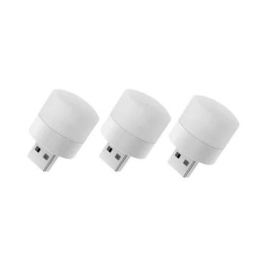 Imagem de Luz Noturna Mini USB Branca Quente, Lâmpada LED De Proteção Para Os Ol