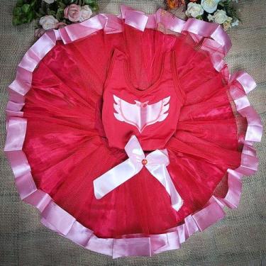 Imagem de Fantasia Infantil Corujita Rosa - Sinestesia, PP