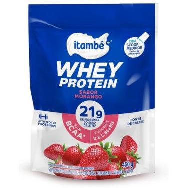 Imagem de Whey Protein Morango Itambé 450g