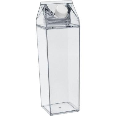Imagem de Garrafa Caixa De Leite Home&co 1l 26x7x7cm Transparente