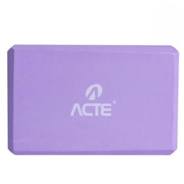 Imagem de Bloco Yoga Pilates EVA Alongamento 23x15x7,5cm T60N-RX Acte - Acte Spo