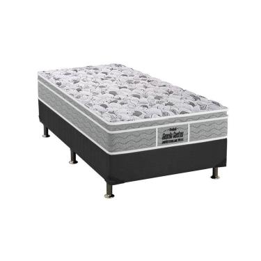 Imagem de Cama Box Solteiro: Colchão Ortopédico Probel D45/Ep Próextreme Plus + Base Gray(88X188)