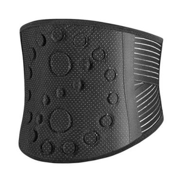 Imagem de Cinto De Suporte Lombar Térmico Com Terapia Magnética De Turmalina Par