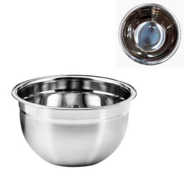 Imagem de Tigela Saladeira Inox Multiuso Bowl Cozinha Restaurante 26Cm - Maochi 