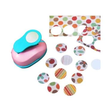 Imagem de Máquina De Estampar E Perfurar Papel Artesanal DIY Para Crianças - Cri