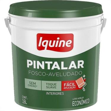 Imagem de Tinta Acrilica Economica Iquine Pintalar 3,6L Branco Gelo