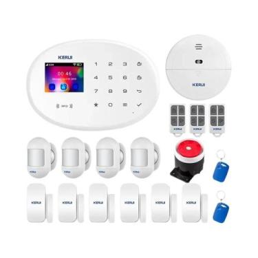 Imagem de Kit De Sistema De Alarme Inteligente WIFI GSM Com Sensor De Porta, Det