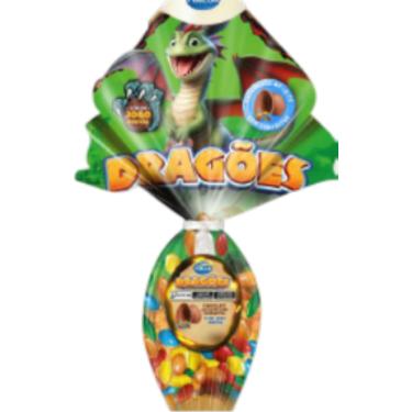 Imagem de Ovo de Páscoa Arcor Infantil Dragões Chocolate ao Leite 120g Com Brinde