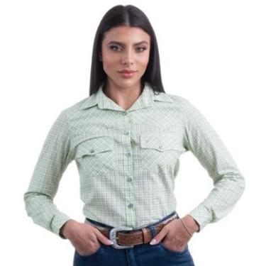 Imagem de CAMISA FEMININA MANGA LONGA TEXAS FARM - CAF114 - XADREZ-Feminino