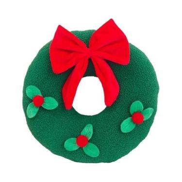 Imagem de Meias De Natal De Pelúcia Em Formato De Biscoito De Gengibre, Cabana D