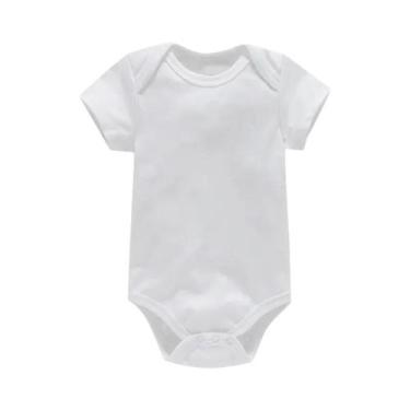 Imagem de Body sólido das macacões das meninas do bebê de 7 cores para meninos -