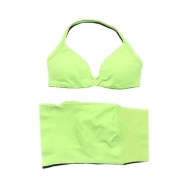 Imagem de Conjunto De Yoga Feminino De 2 Peças Com Top De Alças E Shorts Para Ac