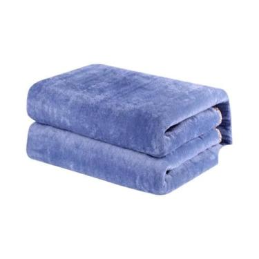 Imagem de Cobertor Elétrico Grosso 220V Com Termostato Inteligente, Almofada De 