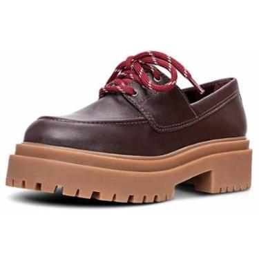 Imagem de Sapato Mocassim Carrano Tratorado Cadarço 506042-Feminino