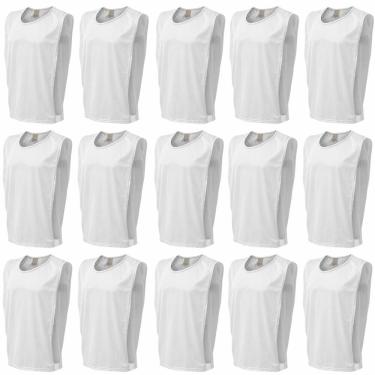 Imagem de Kit Colete 15 Pçs Treino Futebol Trb Liso Tecido Em Poliéster