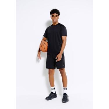 Imagem de Bermuda Esportiva Básica Masculina Easy Care - Hering, XG, Preto