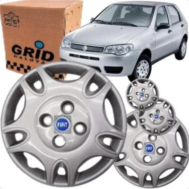 Imagem de Jogo 4 Calota Modelo Palio Fire 2004 Aro 13 Polegadas Cubo Baixo com E