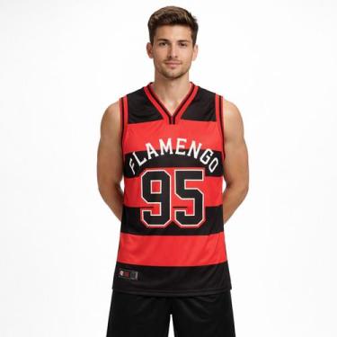 Imagem de Regata Flamengo Basquete Vermelha - Betel, G