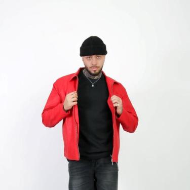 Imagem de Jaqueta Masculina Moda Casual Tendência Estação Street Wear Tamanho:GC