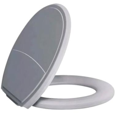 Imagem de Assento Sanitário Almofadado Tampa Vaso Classic Oval Universal Redondo Deca Celite Icas...
