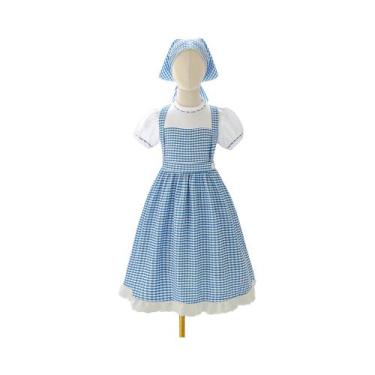 Imagem de Fantasia De Princesa Dorothy Alice Do Mágico De Oz Para Meninas, Vesti