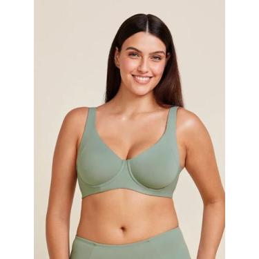 Imagem de Sutiã Meia-Taça Com Aro e Sem Bojo HOPE Lingerie - Ref. 24088, Verde e